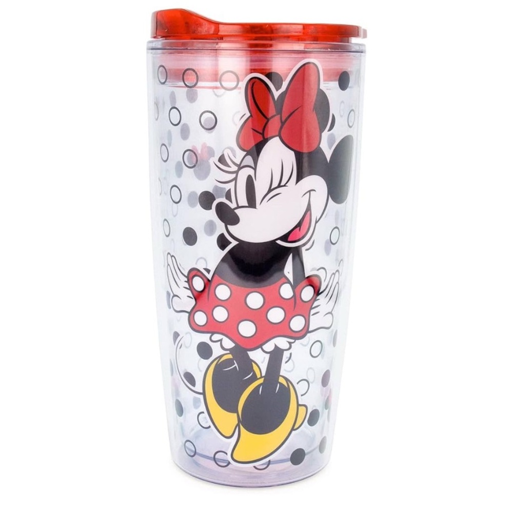 Disney Minnie Mouse Tumbler with Red Lid
